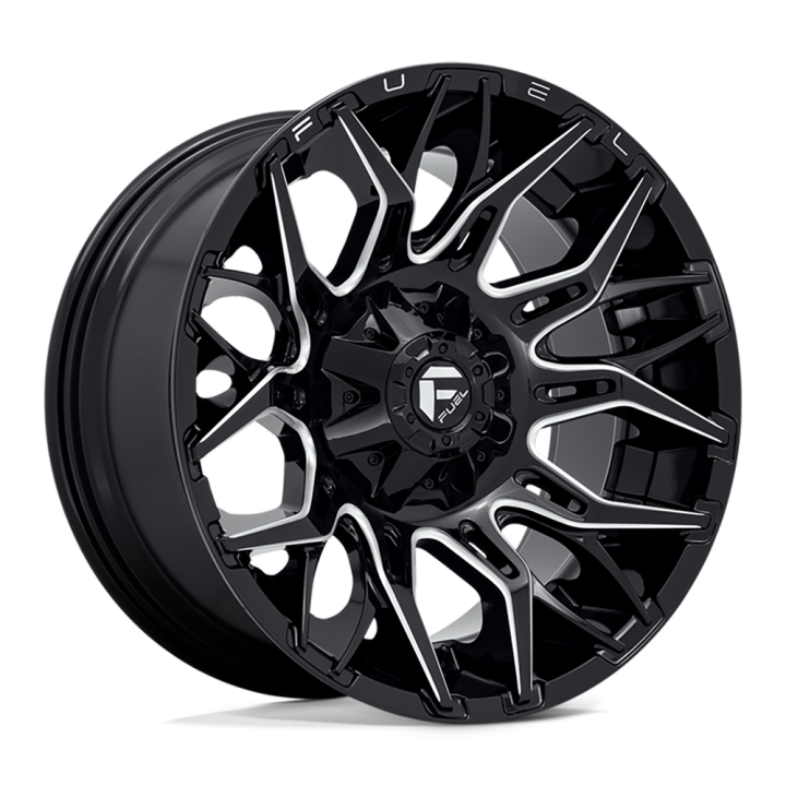 Jantă de Aluminiu, FUEL D769 TWITCH, 20x10.0, ET -18, 6x135 / 6x139.7, 106.1, Negru - EDK.ro