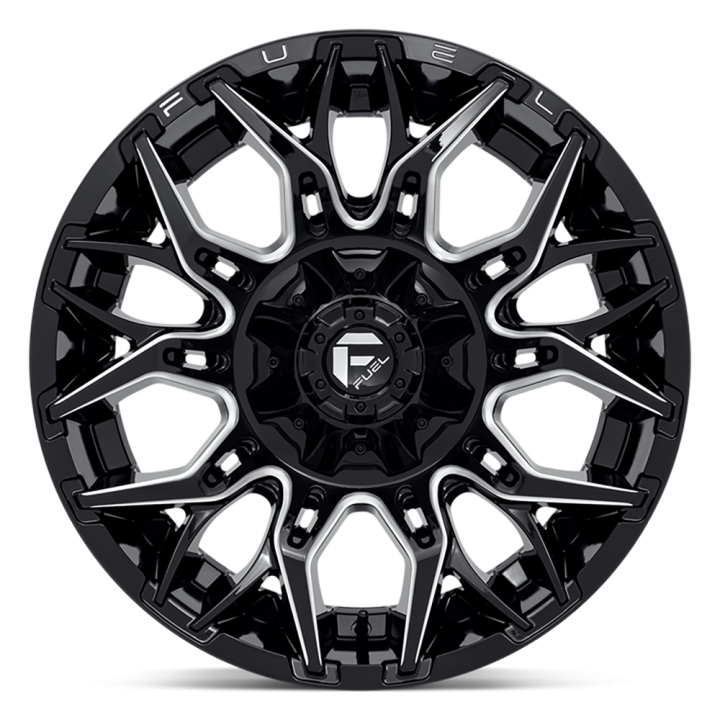 Jantă de Aluminiu, FUEL D769 TWITCH, 20x10.0, ET -18, 6x135 / 6x139.7, 106.1, Negru - EDK.ro