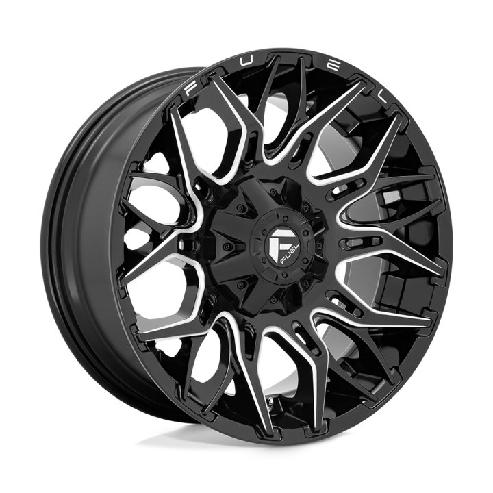Alloy Wheel, FUEL D769 TWITCH, 22x10.0, ET -18, 6x135 / 6x139.7, 106.1, Black - EDK.ro