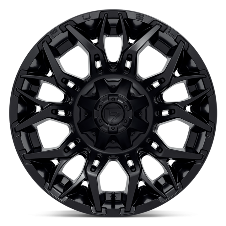 Jantă de Aluminiu, FUEL D772 TWITCH, 20x10.0, ET -18, 6x135 / 6x139.7, 106.1, Negru - EDK.ro