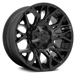 Alloy Wheel, FUEL D772 TWITCH, 22x10.0, ET -18, 6x135 / 6x139.7, 106.1, Black - EDK.ro