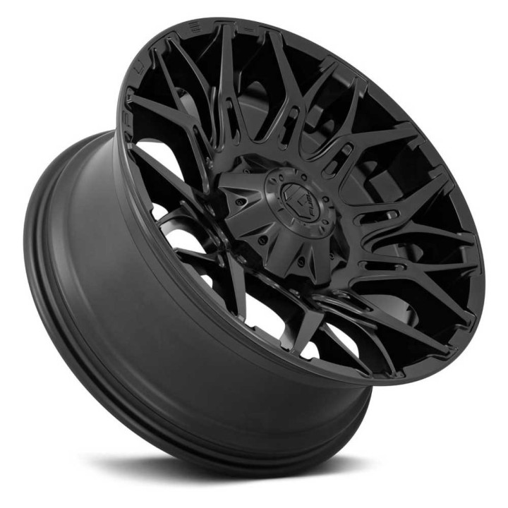 Jantă de Aluminiu, FUEL D772 TWITCH, 22x10.0, ET -18, 6x135 / 6x139.7, 106.1, Negru - EDK.ro