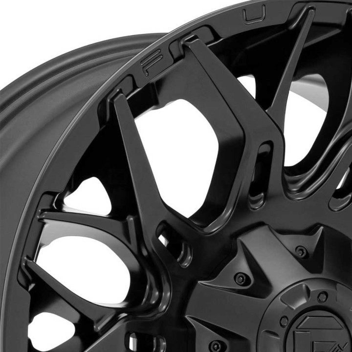Jantă de Aluminiu, FUEL D772 TWITCH, 22x10.0, ET -18, 6x135 / 6x139.7, 106.1, Negru - EDK.ro