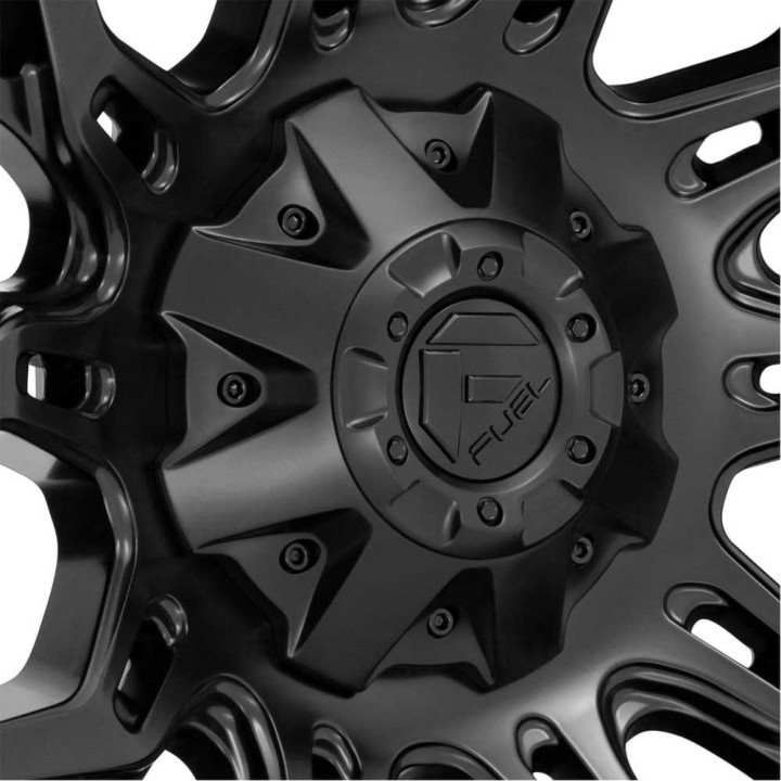 Jantă de Aluminiu, FUEL D772 TWITCH, 22x10.0, ET -18, 6x135 / 6x139.7, 106.1, Negru - EDK.ro