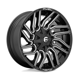 Alloy Wheel, FUEL D773 TYPHOON, 20x9.0, ET 1, 6x135 / 6x139.7, 106.1, Black - EDK.ro