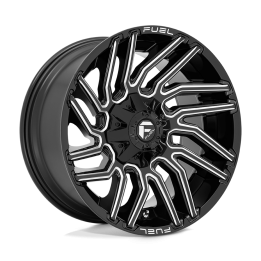 Alloy Wheel, FUEL D773 TYPHOON, 20x10.0, ET -18, 6x135 / 6x139.7, 106.1, Black - EDK.ro