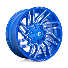 Alloy Wheel, FUEL D774 TYPHOON, 20x9.0, ET 1, 6x135 / 6x139.7, 106.1, Blue - EDK.ro