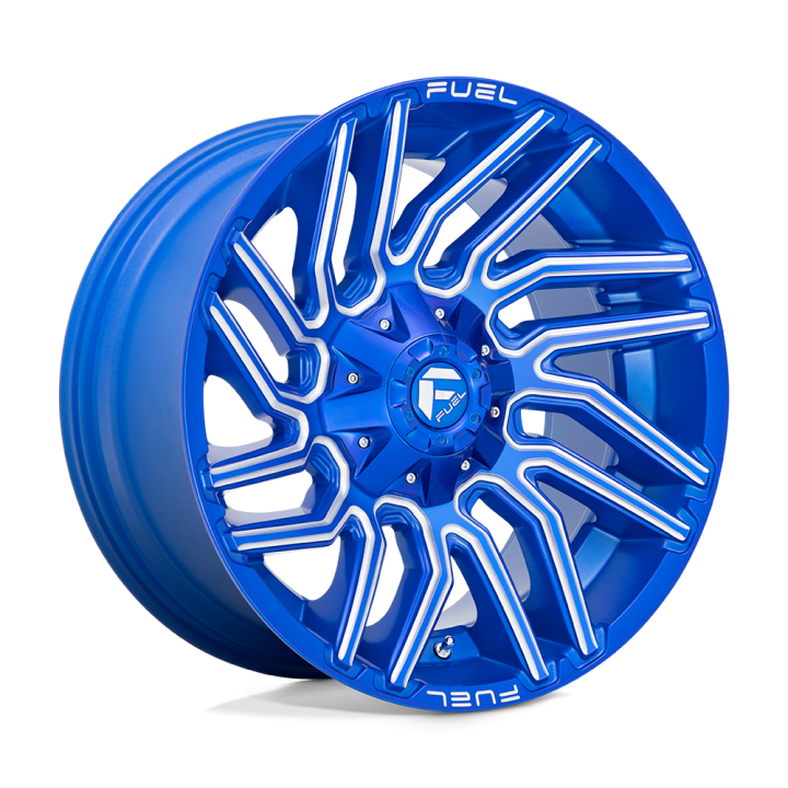 Alloy Wheel, FUEL D774 TYPHOON, 20x10.0, ET -18, 6x135 / 6x139.7, 106.1, Blue - EDK.ro