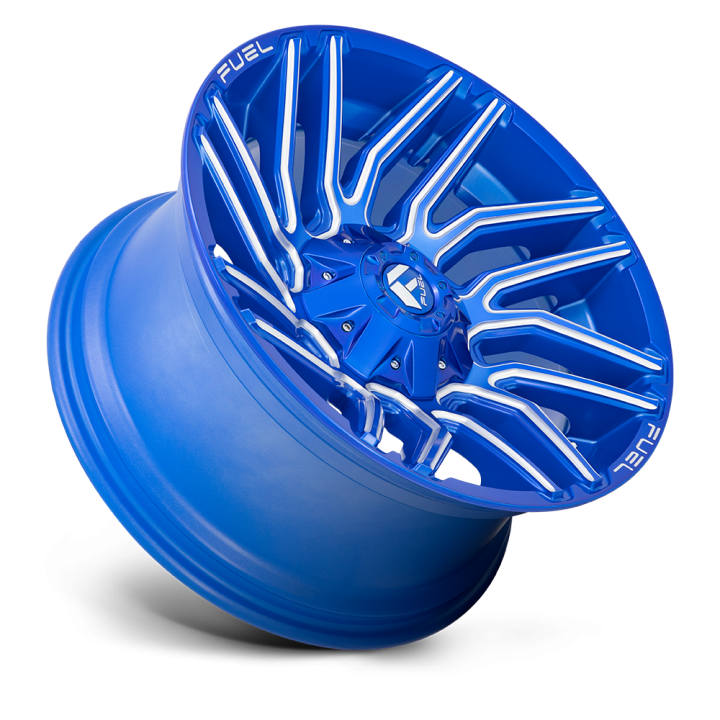 Alloy Wheel, FUEL D774 TYPHOON, 20x10.0, ET -18, 6x135 / 6x139.7, 106.1, Blue - EDK.ro