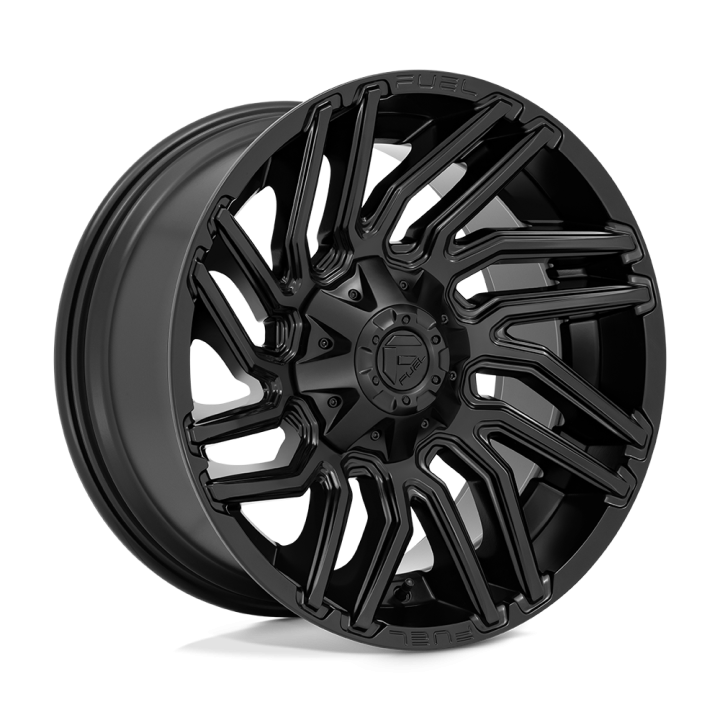 Alloy Wheel, FUEL D775 TYPHOON, 20x10.0, ET -18, 6x135 / 6x139.7, 106.1, Black - EDK.ro