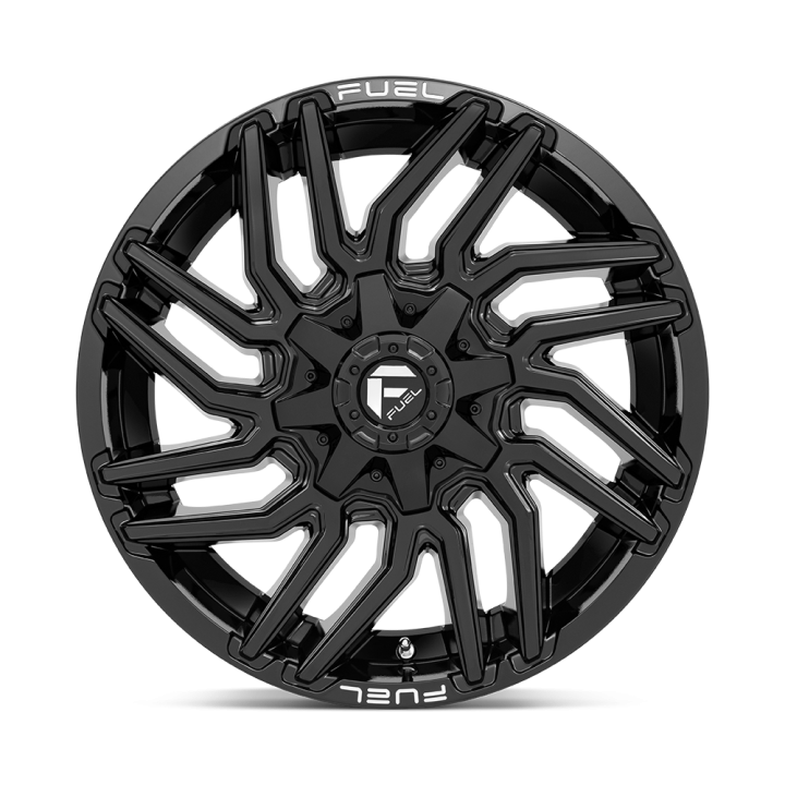 Jantă de Aluminiu, FUEL D776 TYPHOON, 20x9.0, ET 1, 6x135 / 6x139.7, 106.1, Negru - EDK.ro