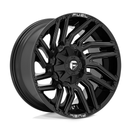 Alloy Wheel, FUEL D776 TYPHOON, 20x10.0, ET -18, 6x135 / 6x139.7, 106.1, Black - EDK.ro