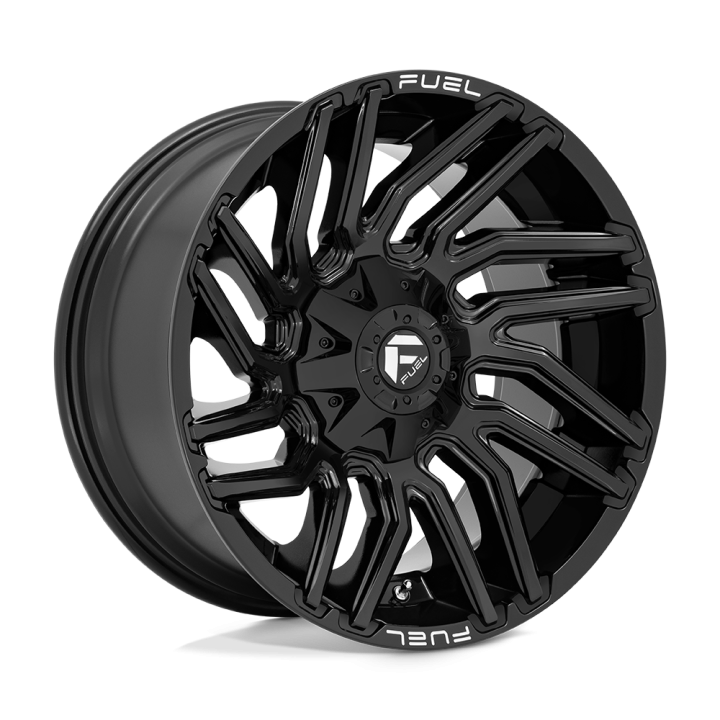 Alloy Wheel, FUEL D776 TYPHOON, 20x10.0, ET -18, 6x135 / 6x139.7, 106.1, Black - EDK.ro