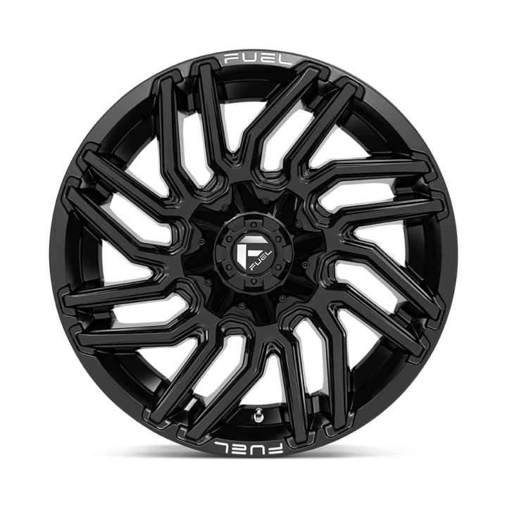 Alloy Wheel, FUEL D776 TYPHOON, 20x10.0, ET -18, 6x135 / 6x139.7, 106.1, Black - EDK.ro