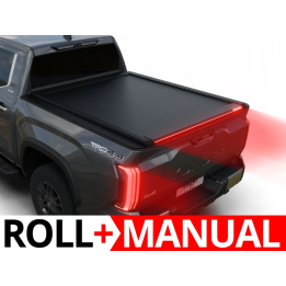 Manual Roll Top Tonneau Bed Cover, Tessera 4x4 Roll+, Toyota Tundra Bed Length 5.5 Feet 2014 - 2021 - EDK.ro