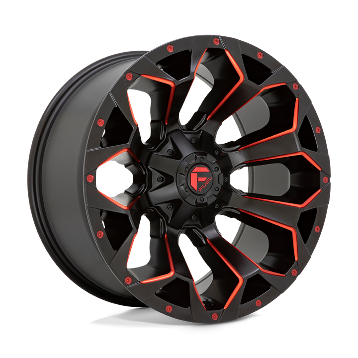 Alloy Wheel, FUEL D787 ASSAULT, 20x9.0, ET 19, 6x135 / 6x139.7, 106.1, Black - EDK.ro