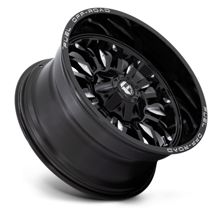 Alloy Wheel, FUEL D795 ARC, 20x10.0, ET -18, 6x135 / 6x139.7, 106.1, Black - EDK.ro