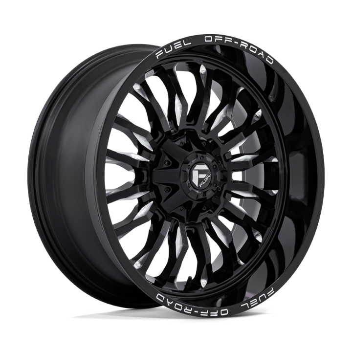 Jantă de Aluminiu, FUEL D795 ARC, 22x10.0, ET -18, 6x135 / 6x139.7, 106.1, Negru - EDK.ro