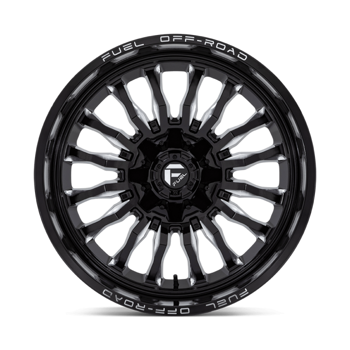 Alloy Wheel, FUEL D795 ARC, 22x10.0, ET -18, 6x135 / 6x139.7, 106.1, Black - EDK.ro