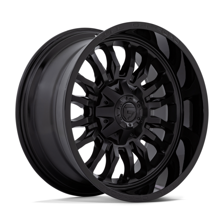 Alloy Wheel, FUEL D796 ARC, 20x10.0, ET -18, 6x135 / 6x139.7, 106.1, Black - EDK.ro