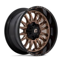 Jantă de Aluminiu, FUEL D797 ARC, 20x10.0, ET -18, 6x135 / 6x139.7, 106.1, Negru - EDK.ro