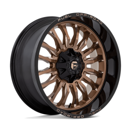 Alloy Wheel, FUEL D797 ARC, 22x10.0, ET -18, 6x135 / 6x139.7, 106.1, Black - EDK.ro