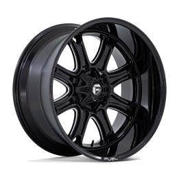 Alloy Wheel, FUEL DARKSTAR, 22x9.0, ET 1, 6x135 / 6x139.7, 106.1, Black - EDK.ro