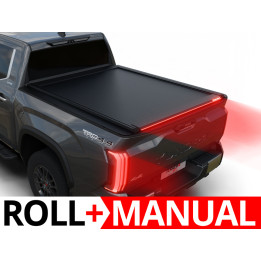 Manual Roll Top Tonneau Bed Cover, Tessera 4x4 Roll+, Toyota Tundra Bed Length 6.5 Feet 2014 - 2021 - EDK.ro