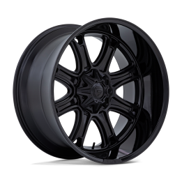 Alloy Wheel, FUEL DARKSTAR, 24x12.0, ET -44, 6x135 / 6x139.7, 106.1, Black - EDK.ro