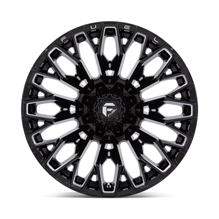 Alloy Wheel, FUEL FC865 STRIKE, 22x12.0, ET -44, 6x135 / 6x139.7, 106.1, Black - EDK.ro