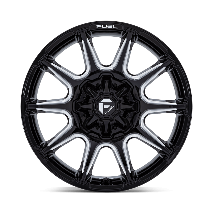 Jantă de Aluminiu, FUEL FC880 SUPER C, 20x9.0, ET 1, 6x135 / 6x139.7, 106.1, Negru - EDK.ro
