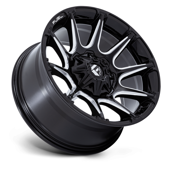 Alloy Wheel, FUEL FC880 SUPER C, 22x10.0, ET -18, 6x135 / 6x139.7, 106.1, Black - EDK.ro