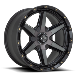 Jantă de Aluminiu, KMC KM101 TEMPO, 20x9.0, ET 0, 6x135 / 6x139.7, 106.1, Negru - EDK.ro