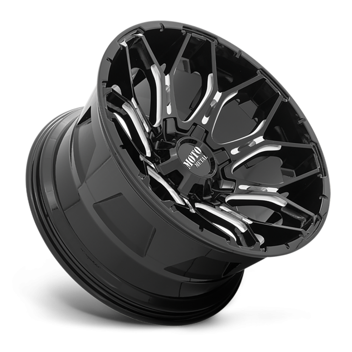 Alloy Wheel, MOTO Metal MO808 SNIPER, 20x10.0, ET -18, 6x135 / 6x139.7, 106.1, Black - EDK.ro