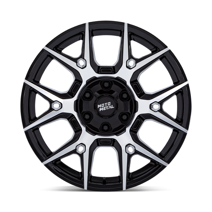 Alloy Wheel, MOTO Metal MO813 MASON, 17x8.5, ET 12, 6x135 / 6x139.7, 95.1, Black - EDK.ro