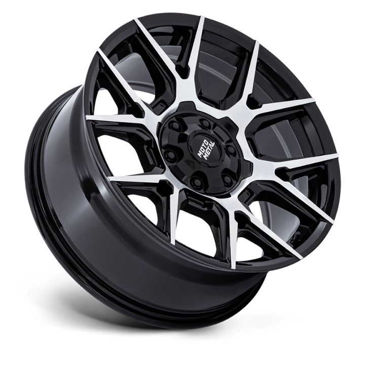 Jantă de Aluminiu, MOTO Metal MO813 MASON, 17x8.5, ET 12, 6x135 / 6x139.7, 95.1, Negru - EDK.ro