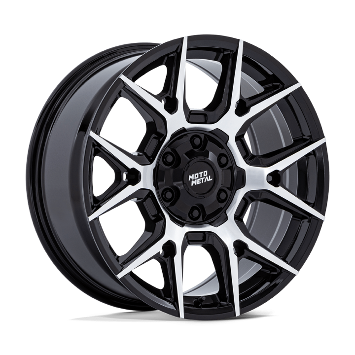 Alloy Wheel, MOTO Metal MO813 MASON, 20x9.0, ET 10, 6x135 / 6x139.7, 95.1, Black - EDK.ro