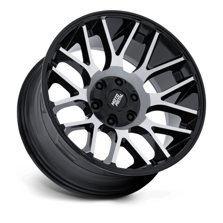 Alloy Wheel, MOTO Metal MO816 OVERLOOK, 20x9.0, ET 1, 6x135 / 6x139.7, 106.1, Black - EDK.ro