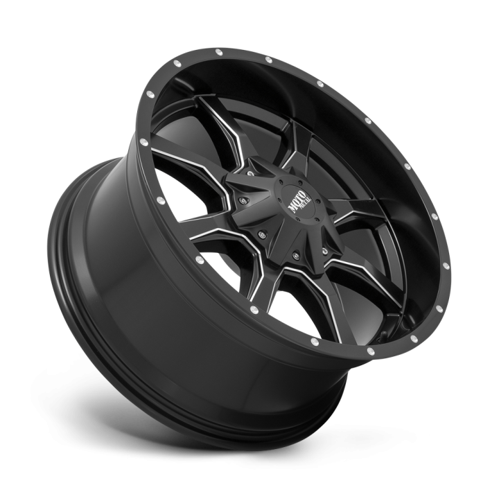 Alloy Wheel, MOTO Metal MO970, 18x10.0, ET -24, 6x135 / 6x139.7, 106.1, Black - EDK.ro