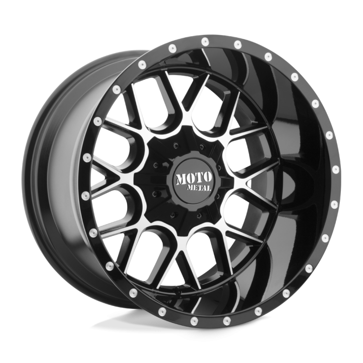 Jantă de Aluminiu, MOTO Metal MO986 SIEGE, 20x10.0, ET -18, 6x135 / 6x139.7, 106.1, Negru - EDK.ro