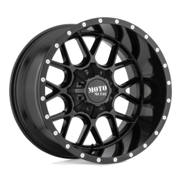 Jantă de Aluminiu, MOTO Metal MO986 SIEGE, 22x10.0, ET -18, 6x135 / 6x139.7, 106.1, Negru - EDK.ro