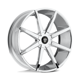 Alloy Wheel, DUB S201 PUSH, 22x9.5, ET 25, 6x135 / 6x139.7, 87.1, Chrome - EDK.ro