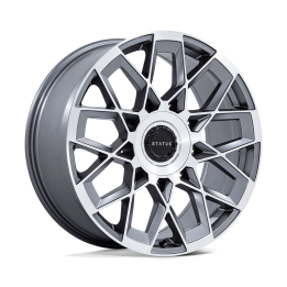 Alloy Wheel, STATUS ST005 MATRIX, 24x10.0, ET 30, 6x135 / 6x139.7, 100.3, Red - EDK.ro