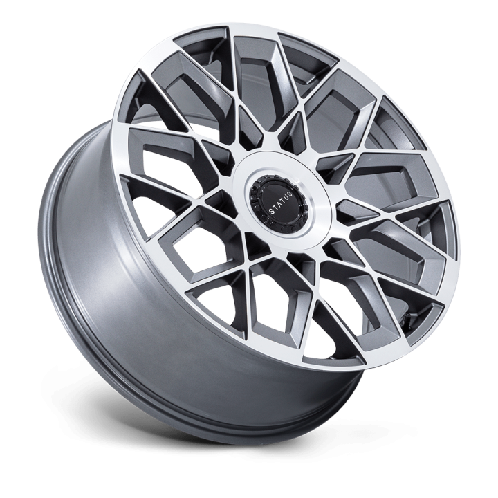 Jantă de Aluminiu, STATUS ST005 MATRIX, 24x10.0, ET 30, 6x135 / 6x139.7, 100.3, Roșu - EDK.ro