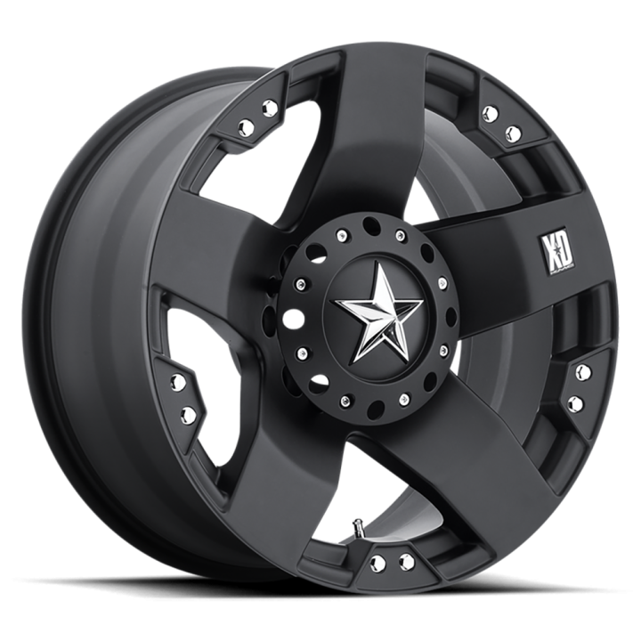 Alloy Wheel, XD Series XD775 ROCKSTAR, 18x9.0, ET 0, 6x135 / 6x139.7, 106.1, Black - EDK.ro