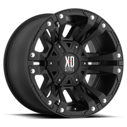 Alloy Wheel, XD Series XD822 MONSTER II, 17x9.0, ET 30, 6x135 / 6x139.7, 106.1, Black - EDK.ro