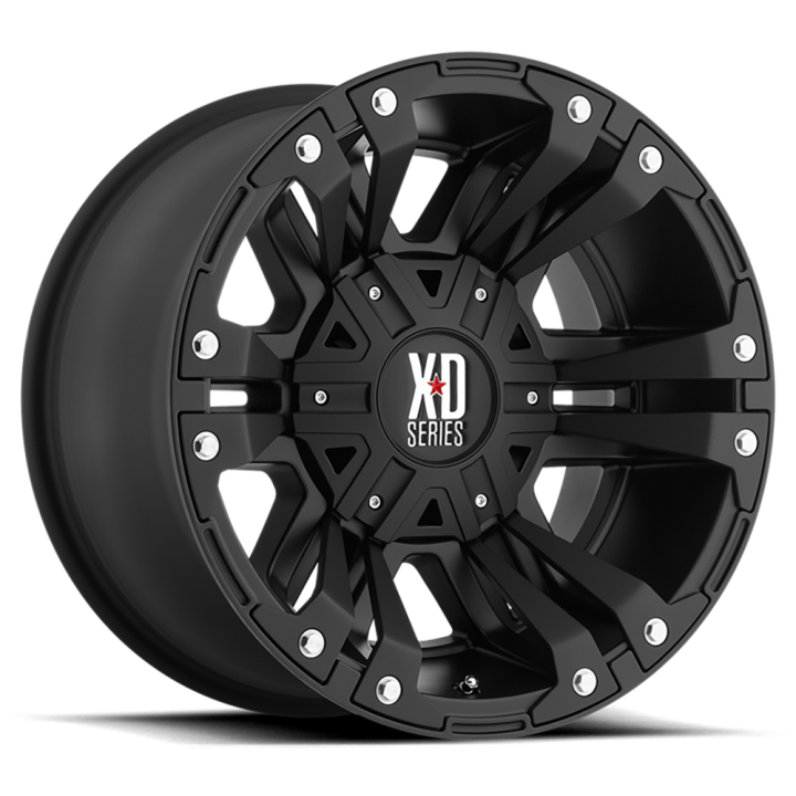 Alloy Wheel, XD Series XD822 MONSTER II, 17x9.0, ET 30, 6x135 / 6x139.7, 106.1, Black - EDK.ro