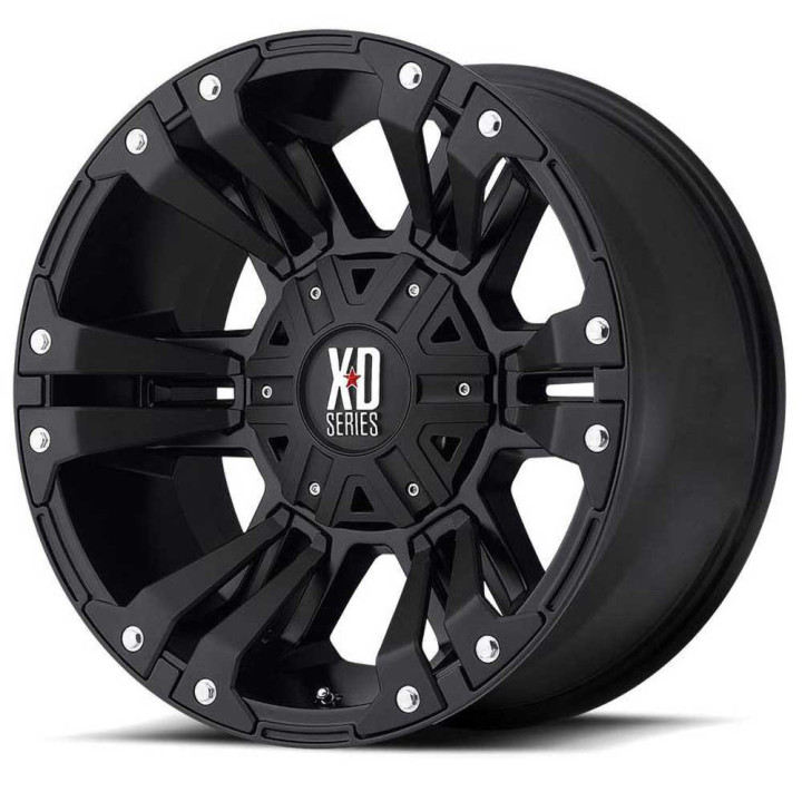 Alloy Wheel, XD Series XD822 MONSTER II, 20x9.0, ET 0, 6x135 / 6x139.7, 106.25, Black - EDK.ro
