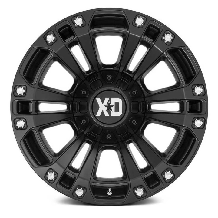 Jantă de Aluminiu, XD Series XD851 MONSTER, 20x9.0, ET 18, 6x135 / 6x139.7, 106.25, Negru - EDK.ro