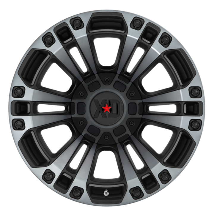 Jantă de Aluminiu, XD Series XD851 MONSTER, 20x9.0, ET 18, 6x135 / 6x139.7, 106.25, Negru - EDK.ro